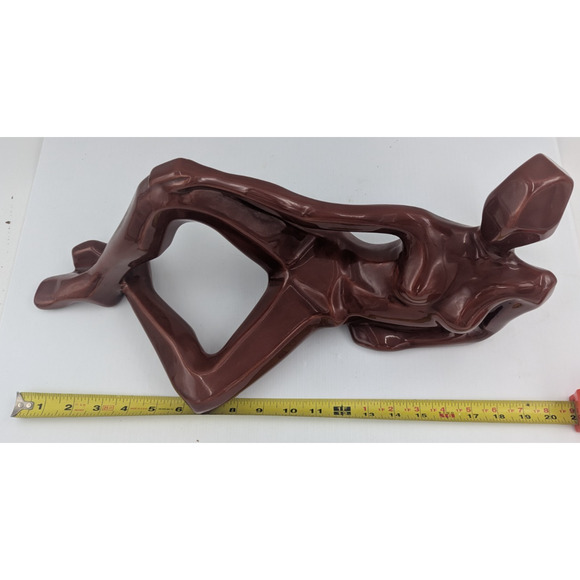 Vintage MCM 1976 Jaru Pottery Cubist Nude Woman Sculpture - Picture 9 of 12